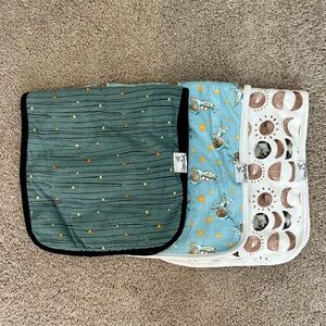 Copper Pearl Burp Clothes